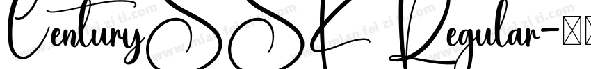 CenturySSK Regular字体转换
